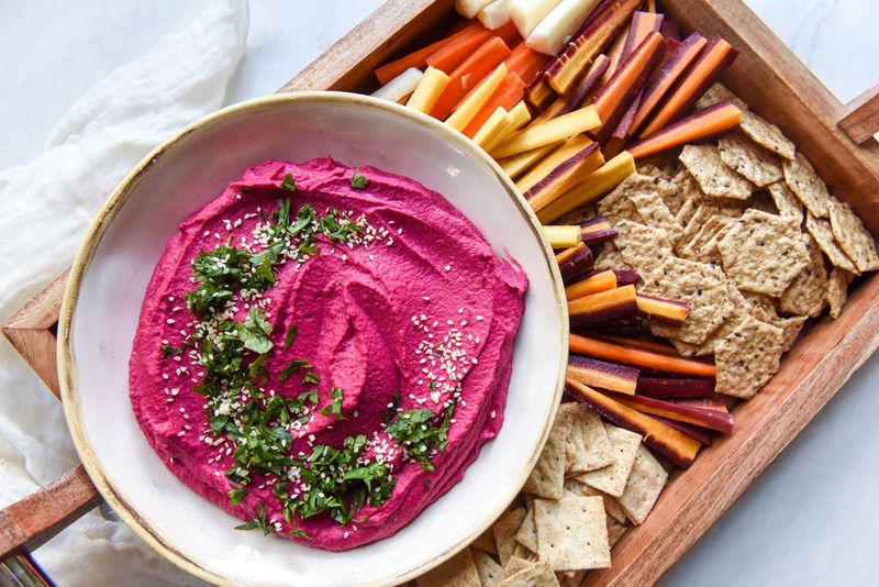 Beetroot Hummus Spread