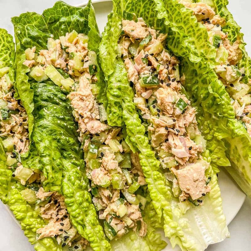 Tuna Salad Lettuce Cups