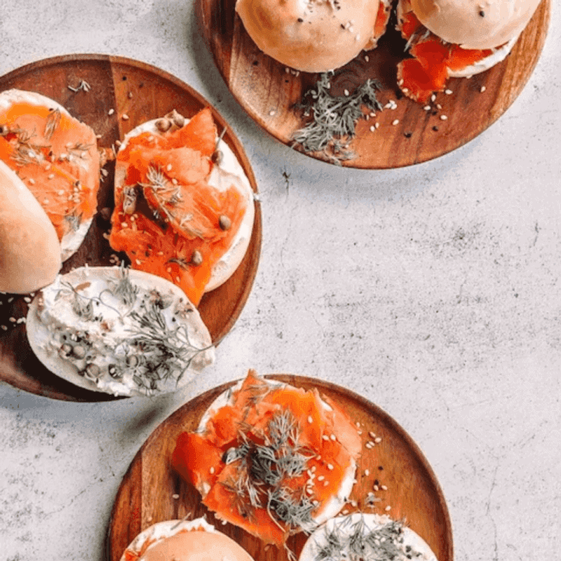 Mini Bagel Sandwiches