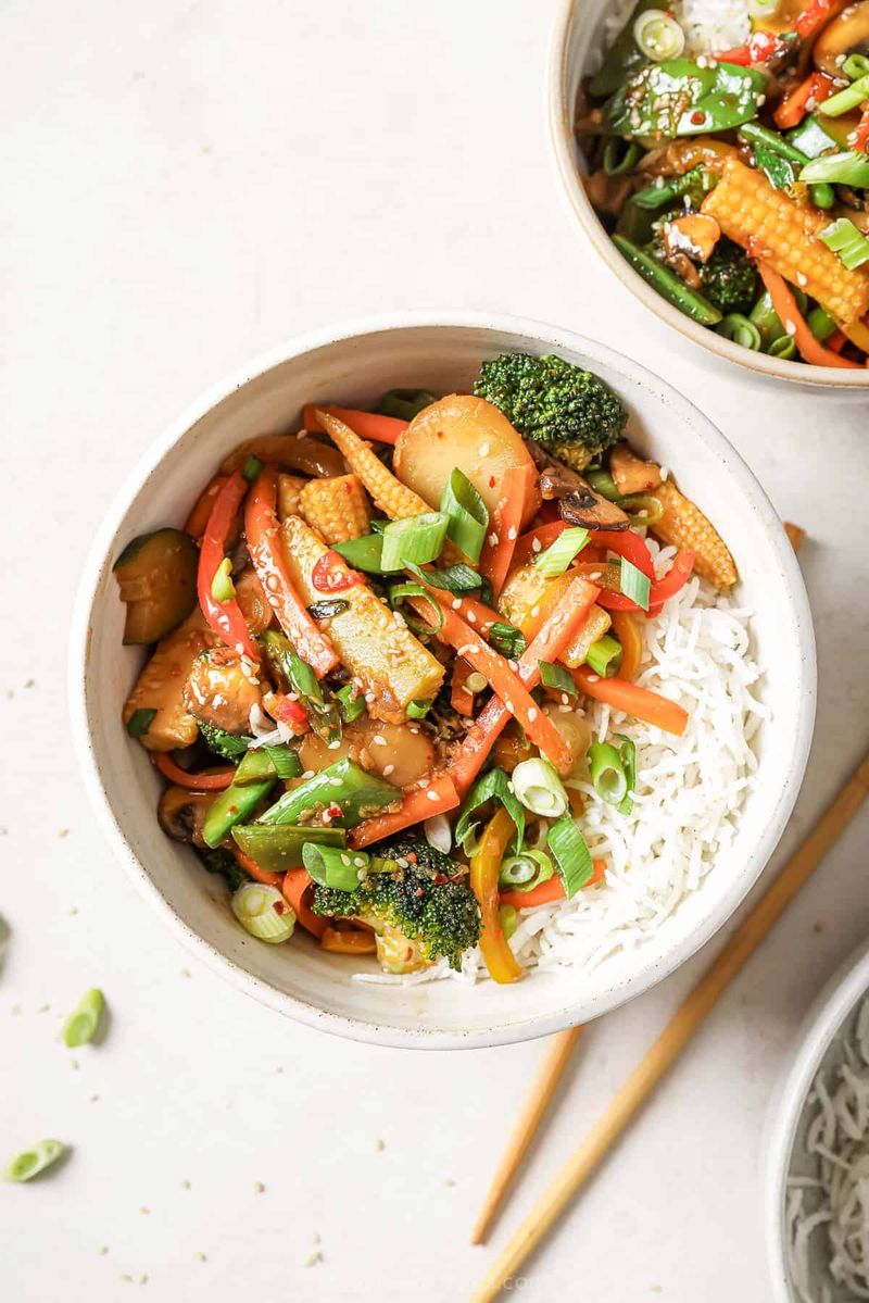 Vegetable Stir-Fry Bowls