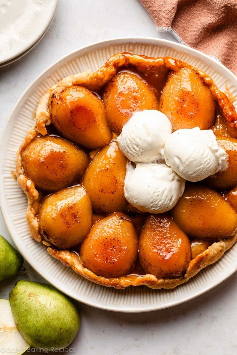 Spiced Pear Tarte Tatin
