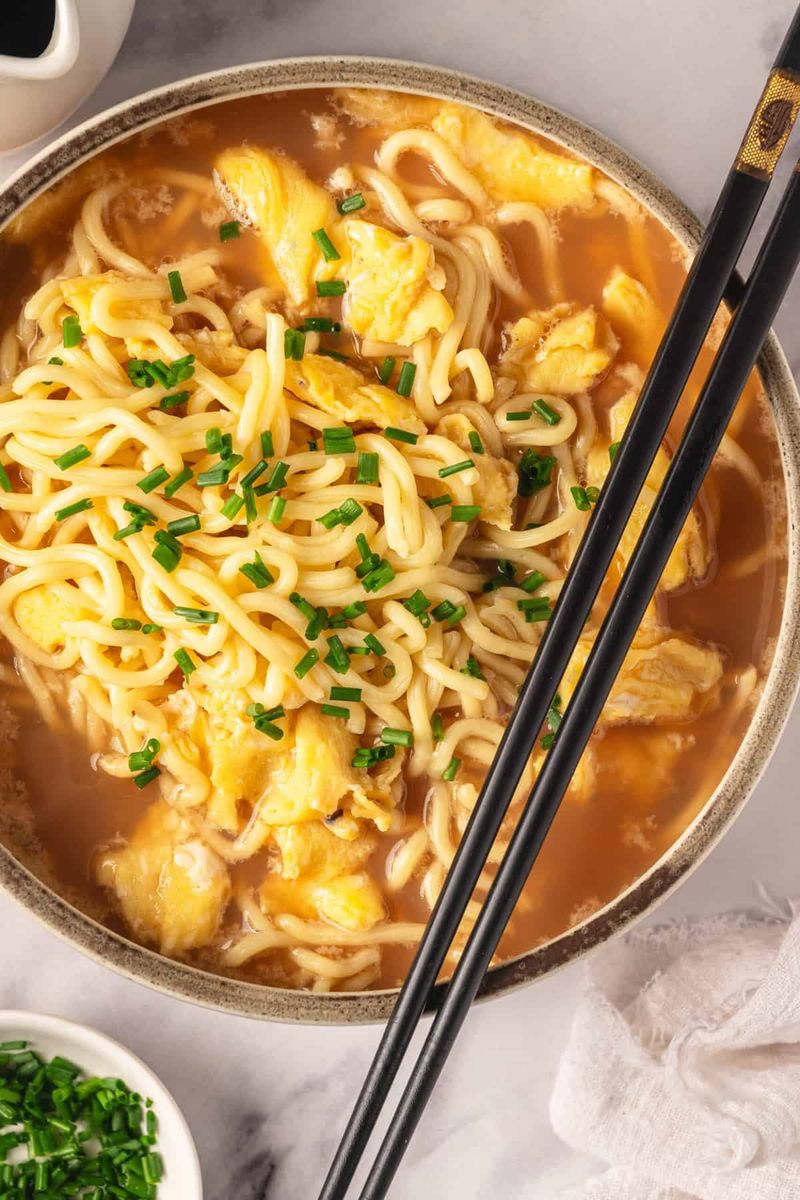 Ramen Stirred with Egg