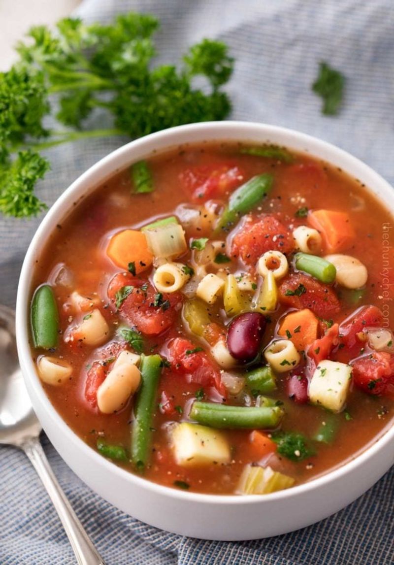 Slow Cooker Minestrone Soup