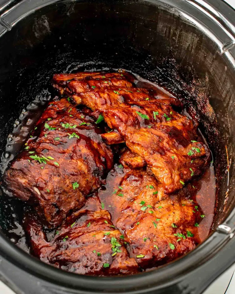 Slow Cooker BBQ Ribs