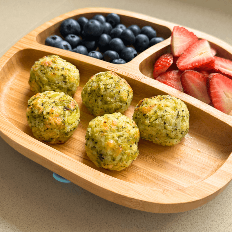 Cheesy Broccoli Rice Balls