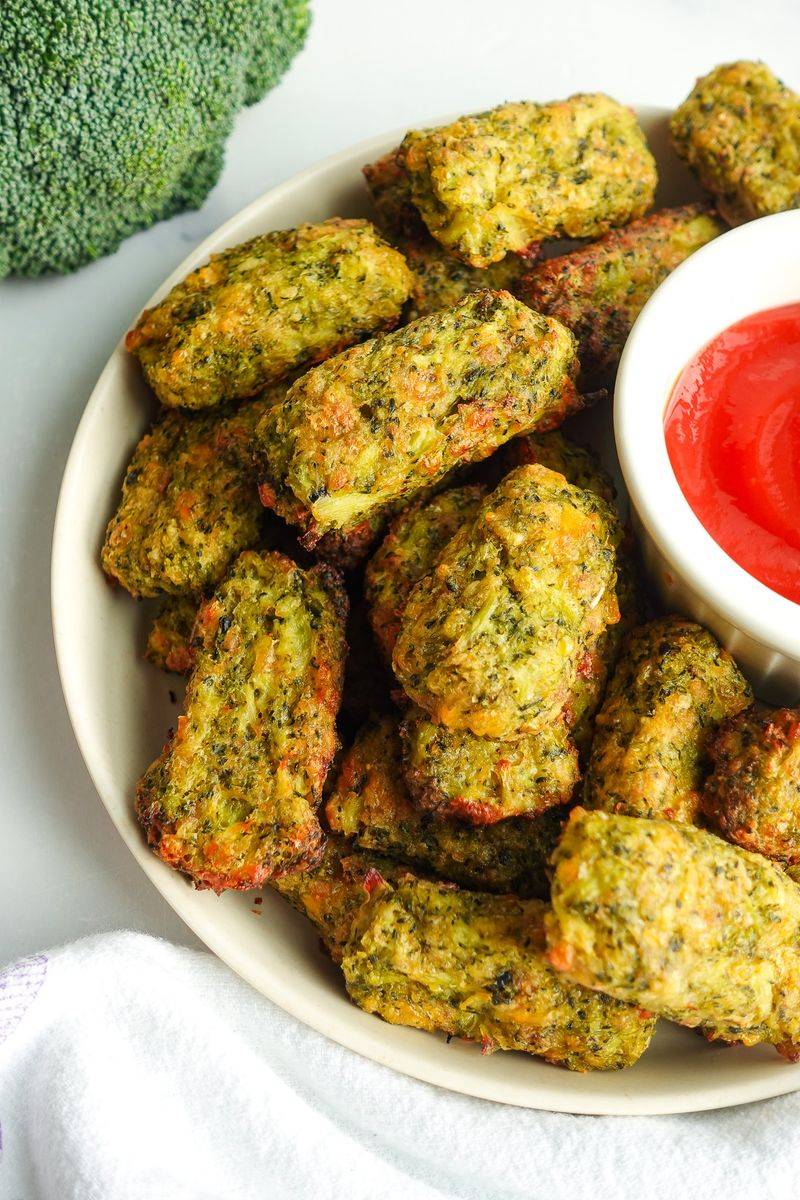 Broccoli and Cheese Tots