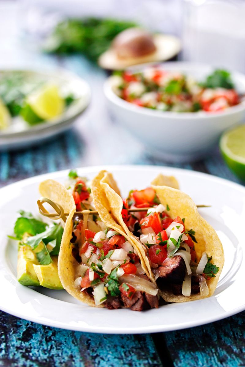 Beef Tacos with Pico de Gallo