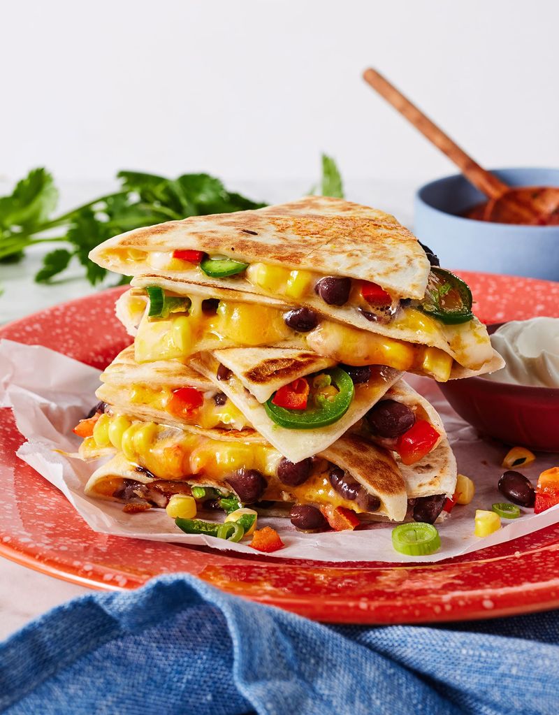 Veggie and Cheese Quesadillas