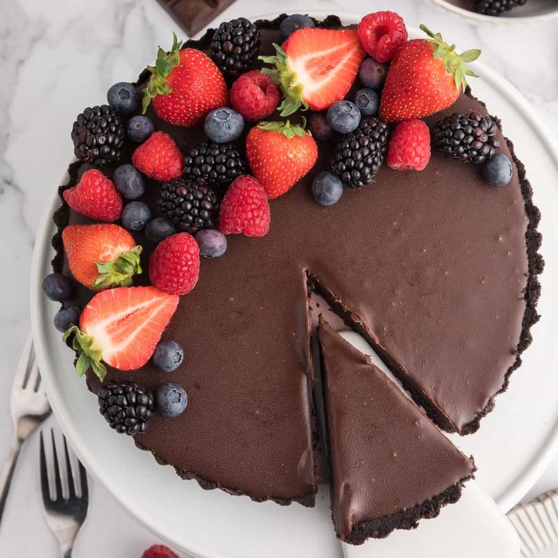 No-Bake Chocolate Tart