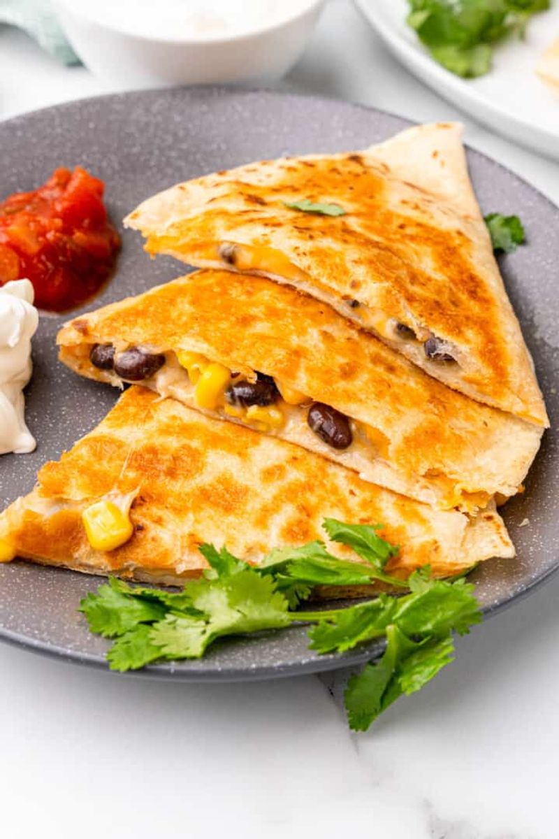 Bean and Cheese Quesadillas