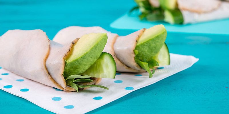 Turkey and Avocado Roll-ups