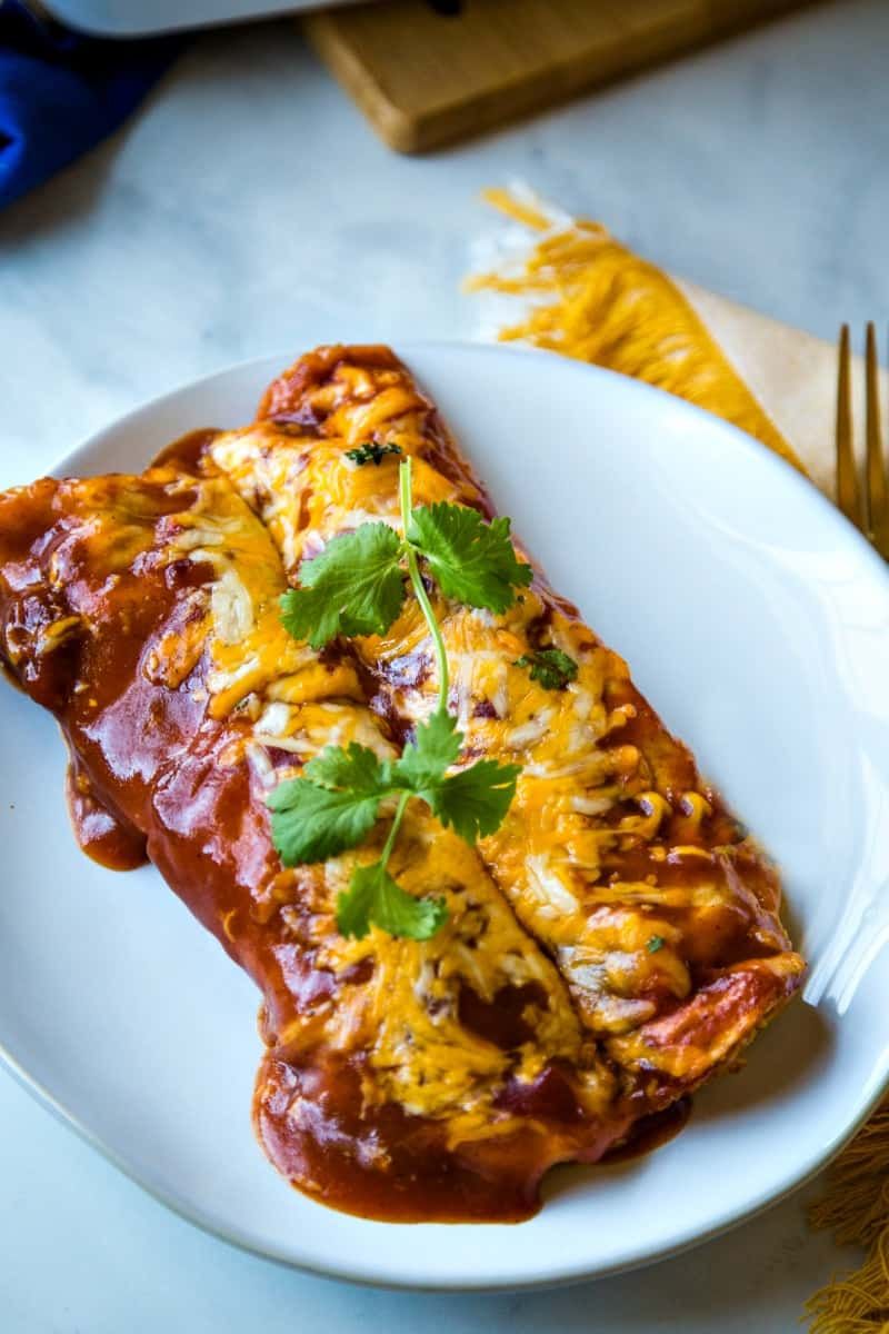 Chicken and Cheese Enchiladas