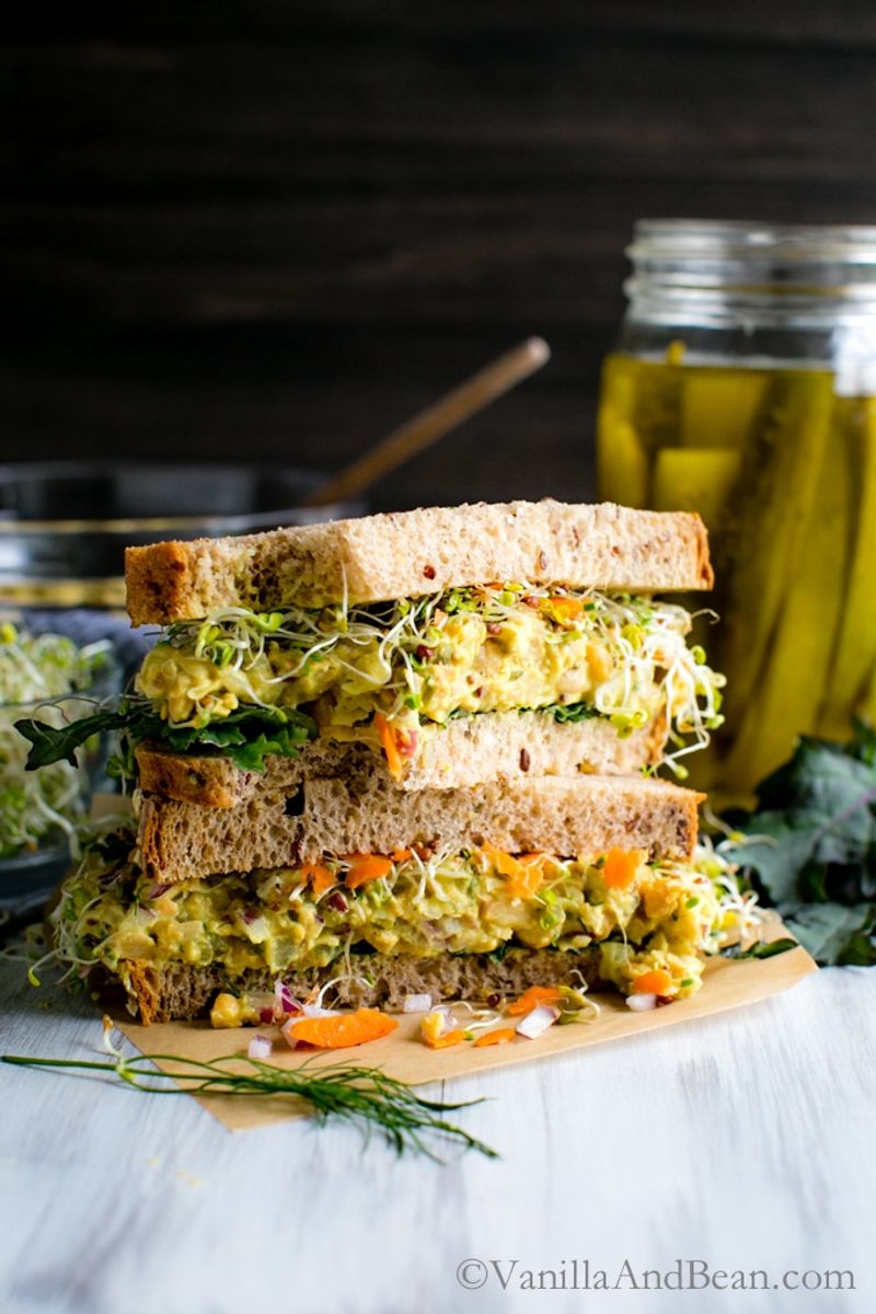 Chickpea Salad Sandwich