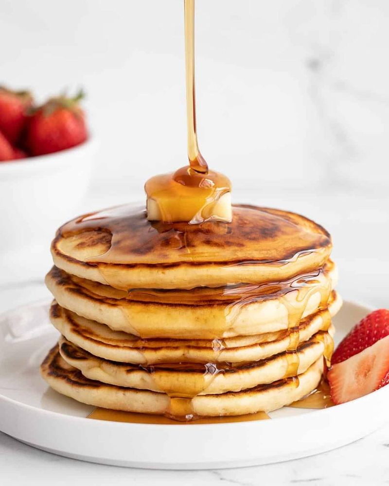 Pancakes with Maple Syrup