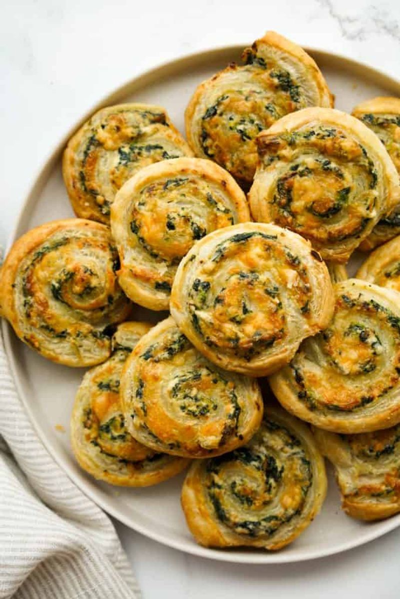 Spinach and Cheese Pinwheels