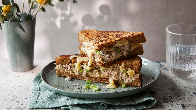 Tuna Melt Toasts