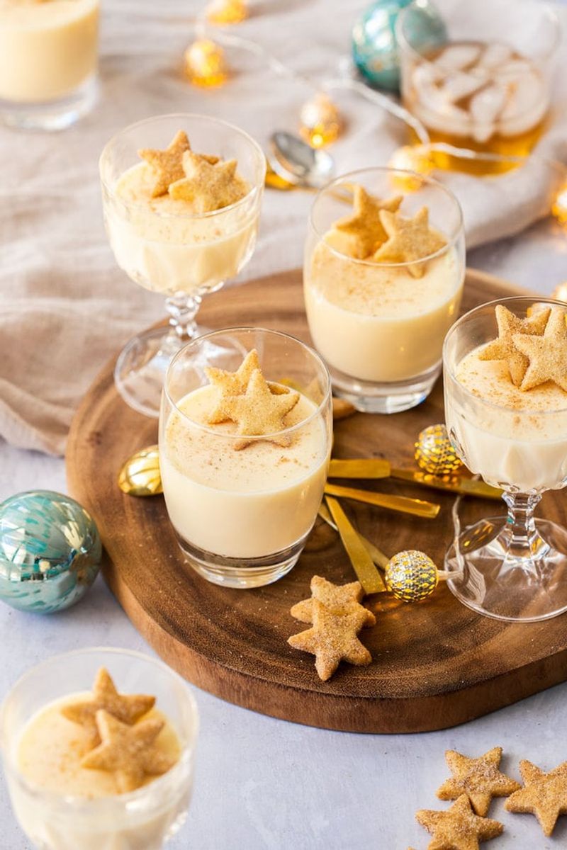 Eggnog Panna Cotta