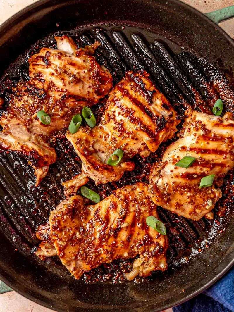 Honey Mustard Chicken Thighs