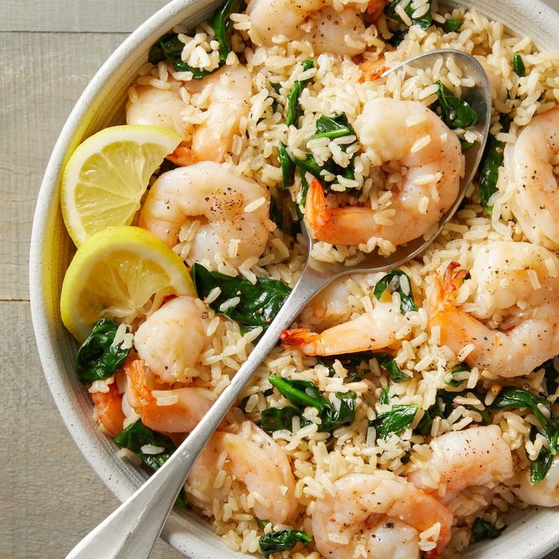 Garlic Butter Shrimp and Rice