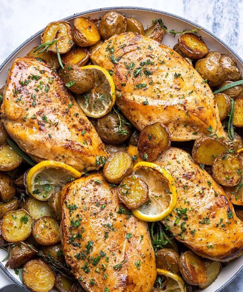 Lemon Herb Chicken and Potatoes
