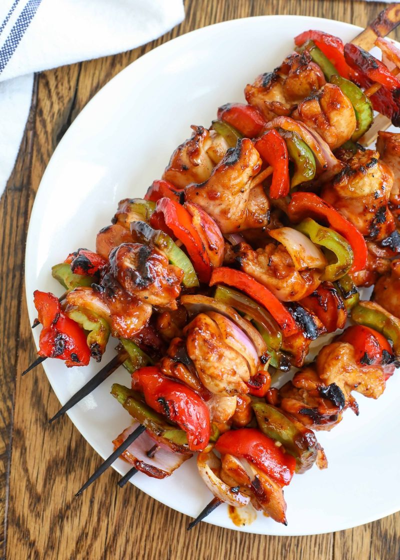 BBQ Chicken Skewers