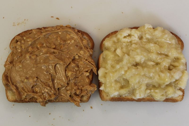 Peanut Butter and Banana Sandwiches
