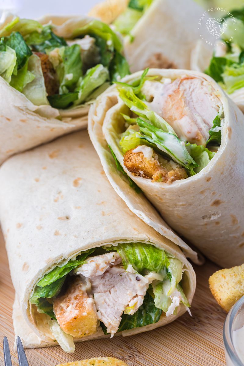 Chicken Caesar Salad Wrap