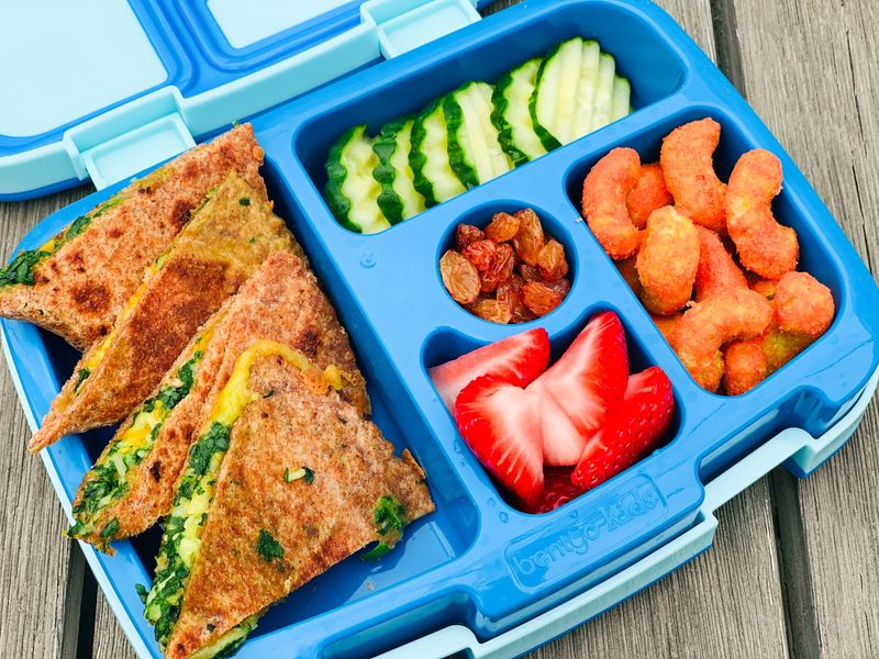 Spinach and Cheese Quesadillas