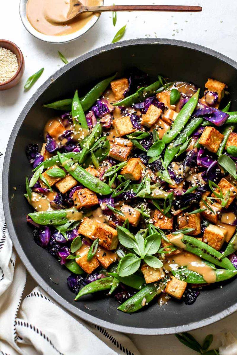 Tofu Stir-Fry with Cashews