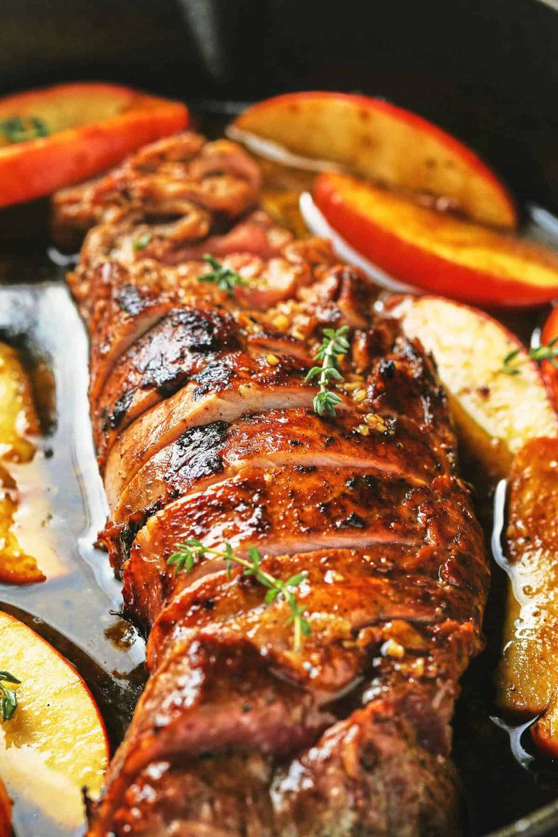 Pork Tenderloin with Apples