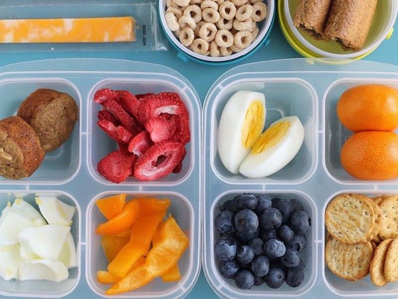 Hard-Boiled Eggs and Crackers