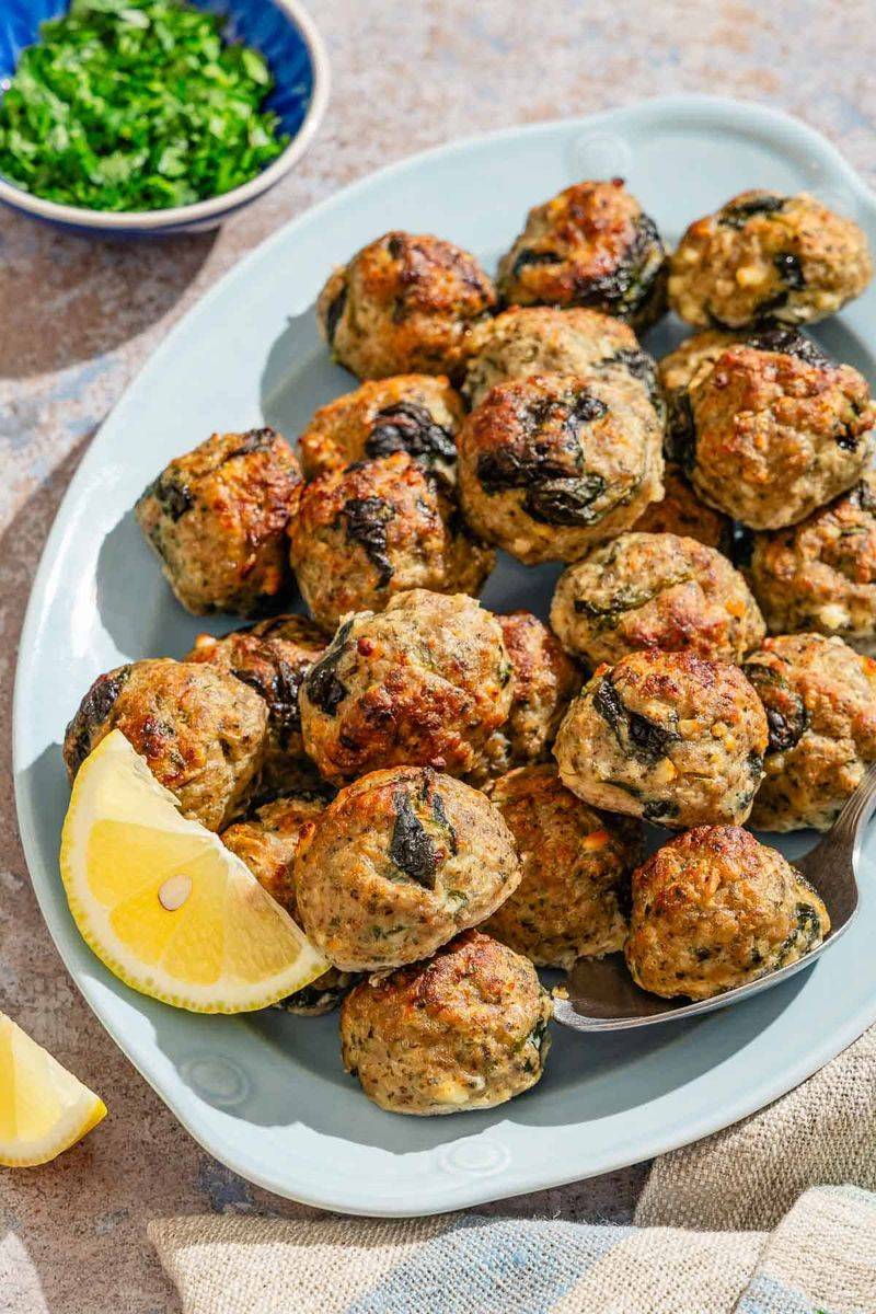 Turkey and Spinach Meatballs