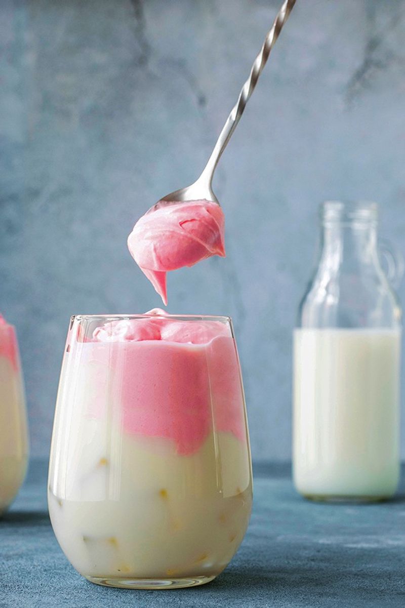 Whipped Strawberry Milk