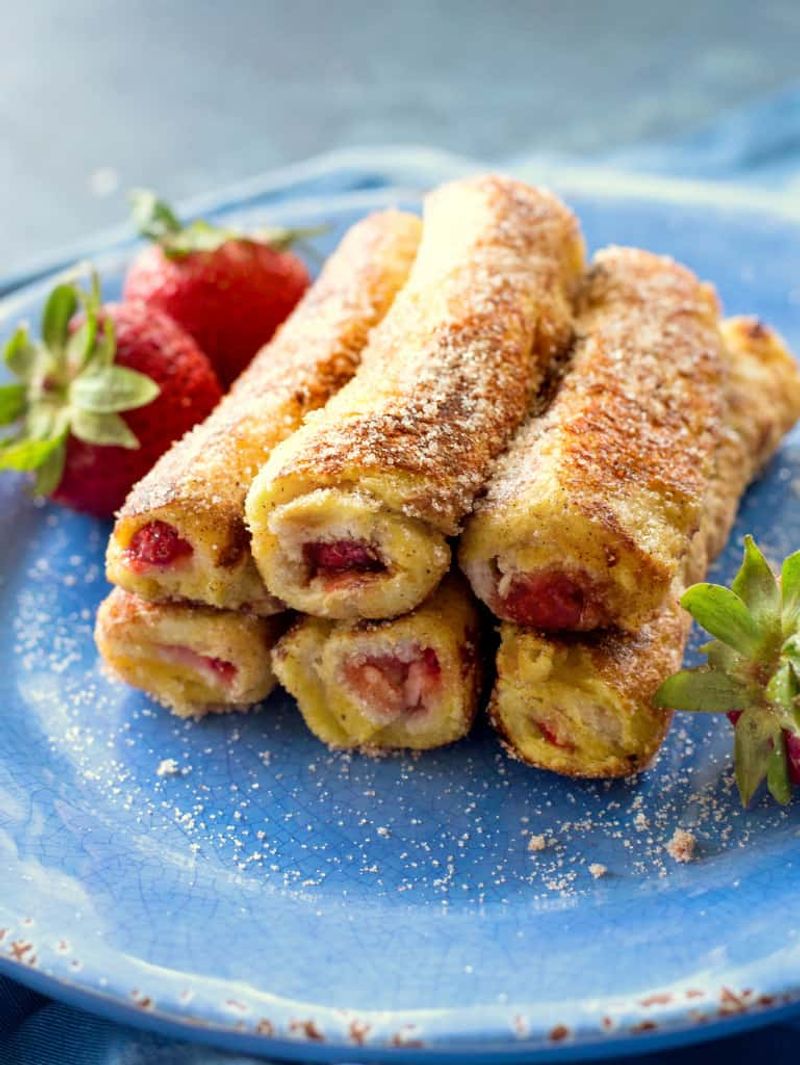 Peanut Butter and Jelly French Toast Roll-Ups