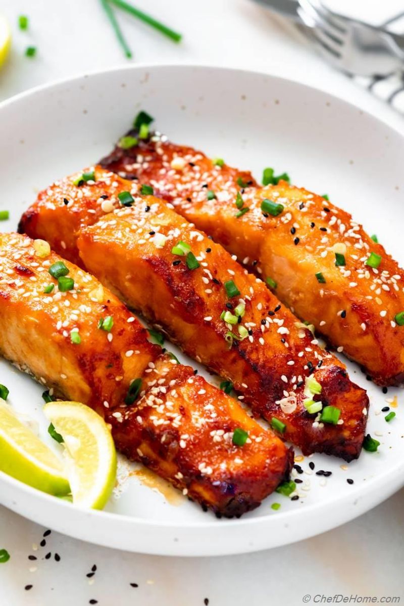 Miso-Maple Glazed Salmon