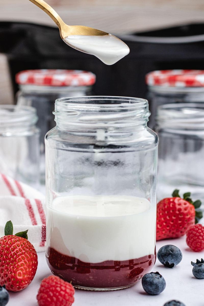 Berry Compote and Yogurt