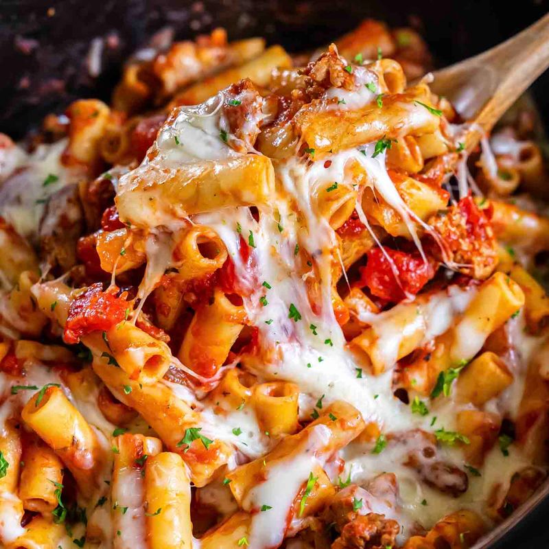 Crockpot Baked Ziti