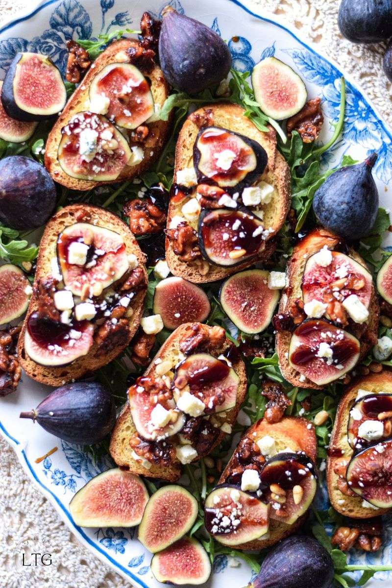 Fig and Blue Cheese Crostini
