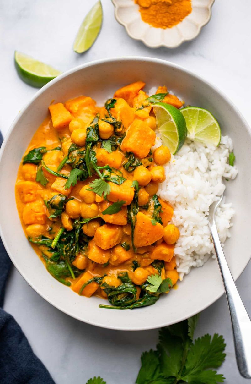 Chickpea and Sweet Potato Curry