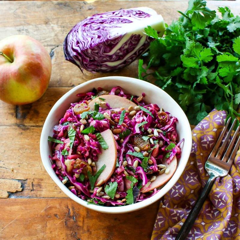 Cabbage and Apple Slaw