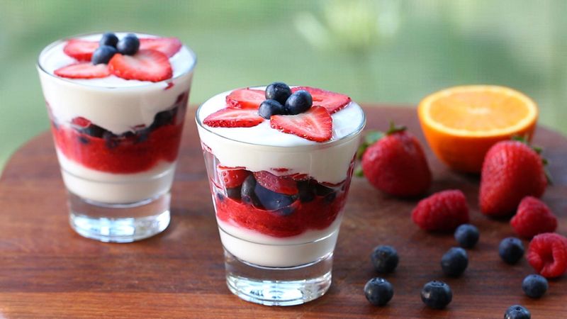 Fruit and Yogurt Parfait