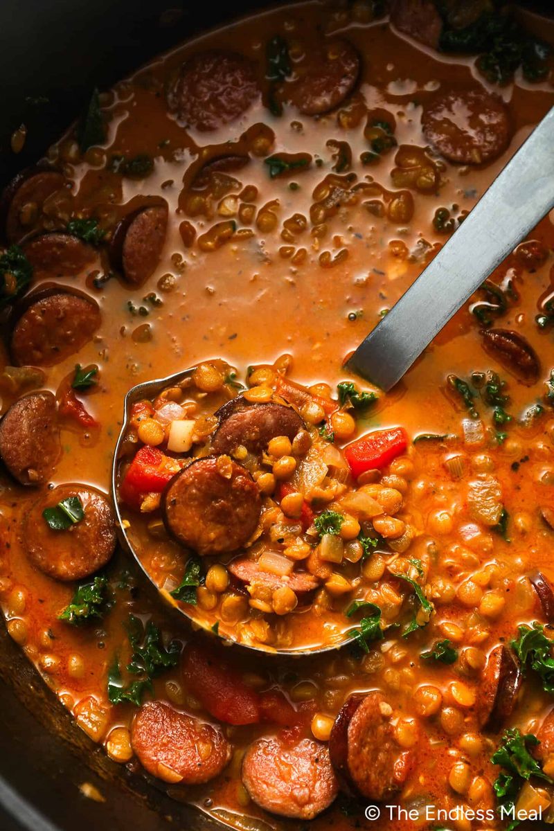 Lentil and Sausage Stew