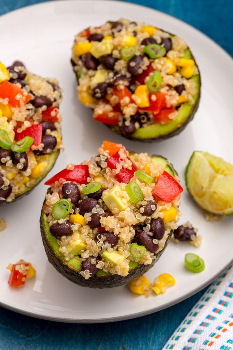 Quinoa Stuffed Avocados