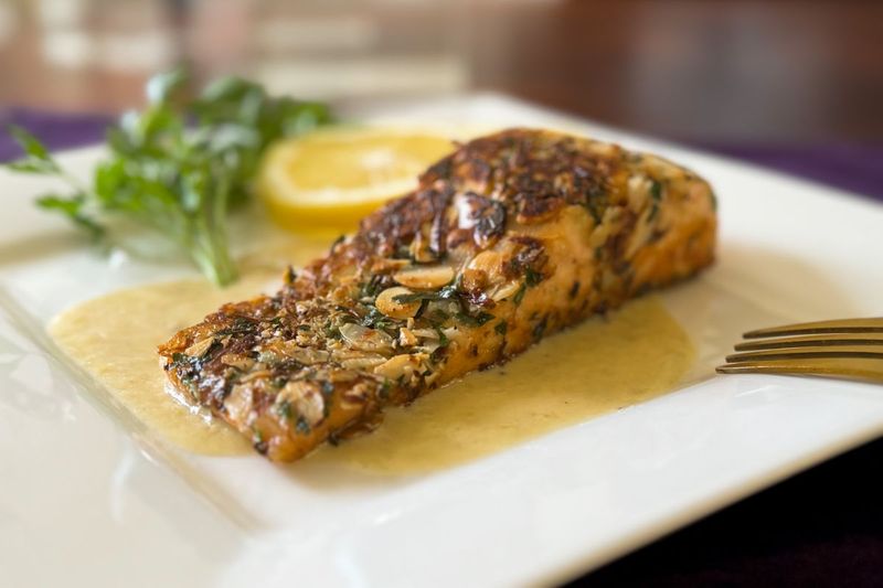 Almond-Crusted Salmon