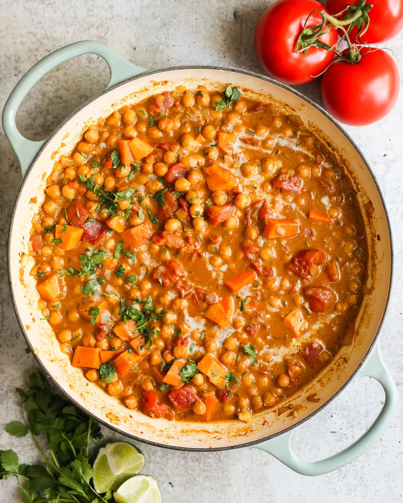 Chickpea and Sweet Potato Curry