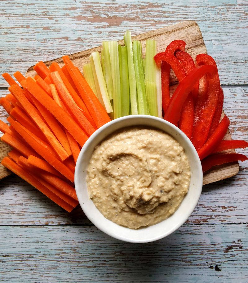 Veggie Sticks and Hummus